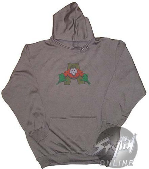 DC Comics Justice League Aquaman Hooded Hoodie Medium M  