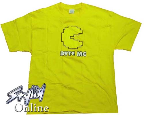 You are bidding on a brand NEW Officially Licensed Pac Man Byte Me 