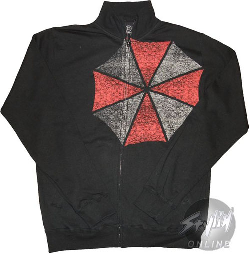   Umbrella Corporation Huge Logo Track Jacket XL Leon Jill Chris  